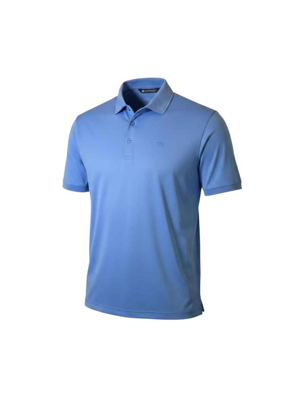TravisMathew Light Blue Polo Shirt XL